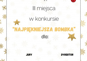 Dyplom konkursowy