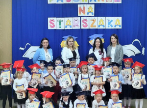 Pasowanie na Starszaka w grupie Motylki