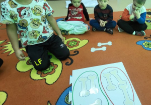 Motylki przeliczają kości.