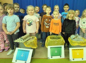 Ekologiczne zabawy matematyczne w Motylkach i Żabkach