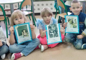 Żabki prezentują poznane prawa.