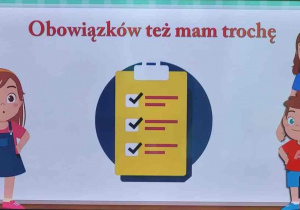 Dzieci poznają swoje obowiązki.