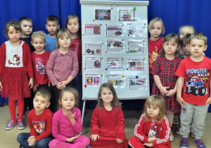 Motylki wykonują zdjęcie pamiątkowe.