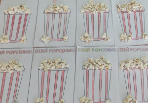 Prace wykonane przez dzieci z grupy Żabki