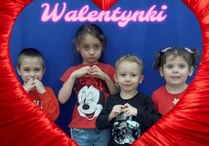 Pamiątkowe zdjęcie walentynkowe