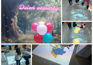 Zabawy dywanem interaktywnym.