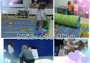 Zabawy podczas Dnia otwartego.