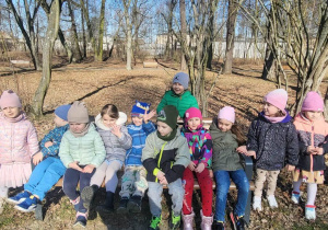 Motylki na ławeczce