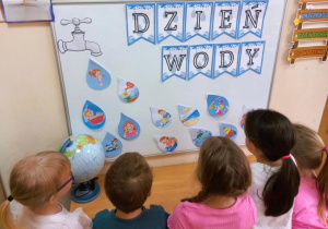 Dzieci przyglądają się do czego potrzebna jest woda