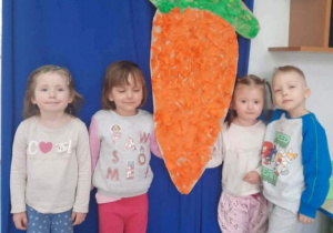 Marchewka-praca plastyczna dzieci