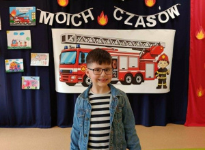 "Pojazdy moich czasów-Straż Pożarna"-Miejski konkurs plastyczny