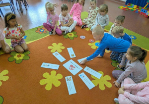 Dzieci zastanawiają się w jaki sposób dbać o siebie.